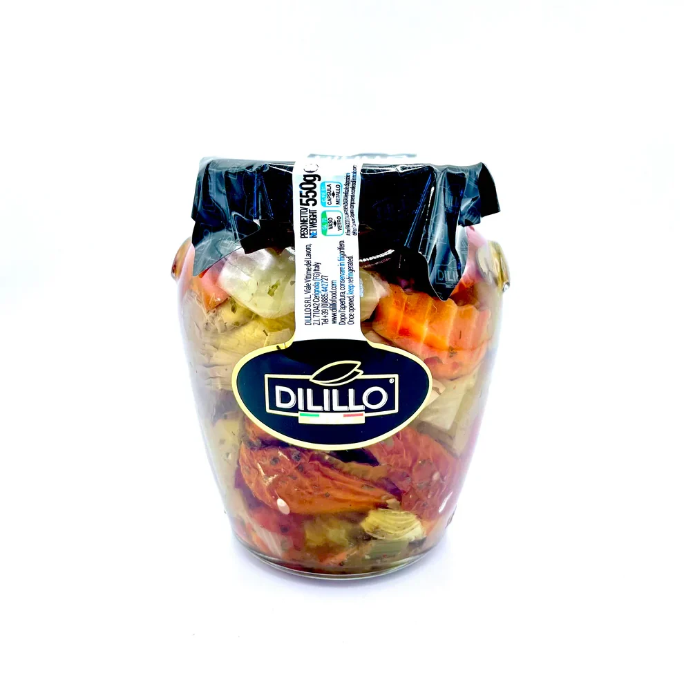 Dilillo-Antipasto verdure Fantasia in olio 290 gr /Fantasia zöldséges előétel olajban