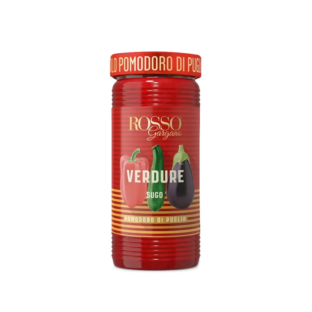 Sugo alle Verdure Rosso gargano 290 gr. /Zöldségszósz