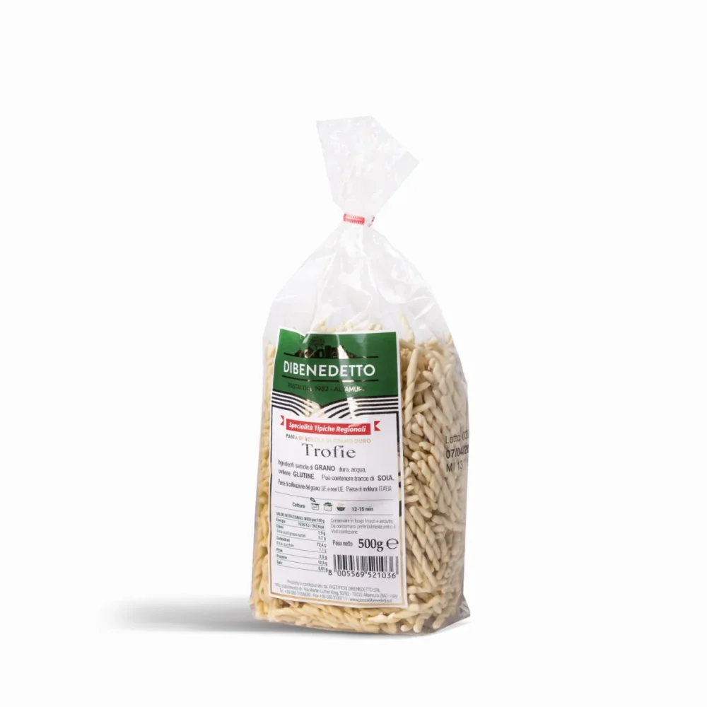TROFIE Dibenedetto 500gr. / Trofie tésza