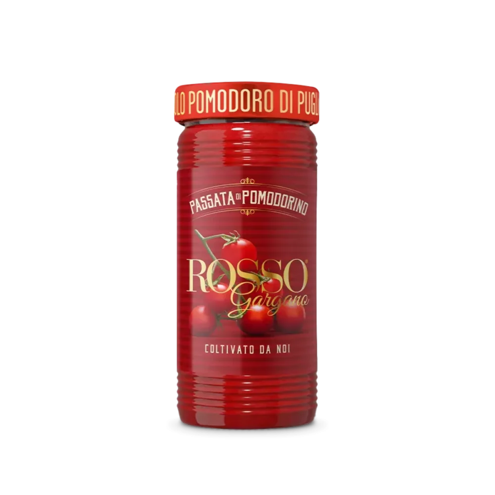 Passata Pomodorini Rosso Gargano 290gr.-Koktel Paradicsom püré