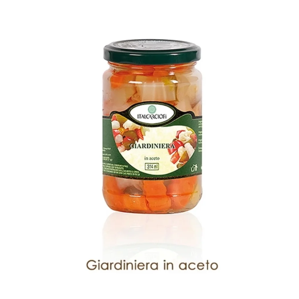 GIARDINIERA -Misto di Verdure in aceto di vino 3,1 kg/Vegyes zöldségek borecetben