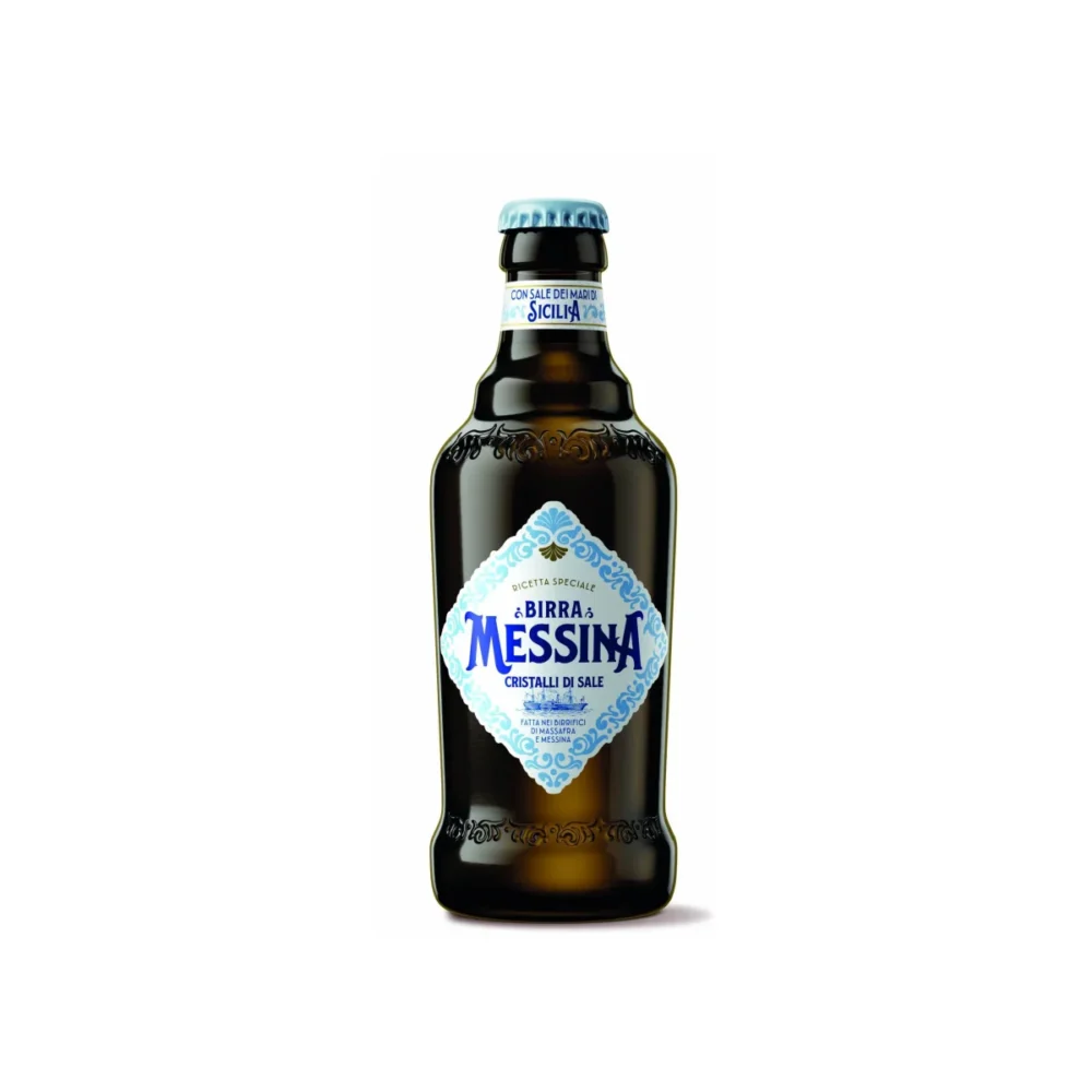 BIRRA MESSINA 33 Cl. CRISTALLI DI SALE -Messina sör 5%,üveges