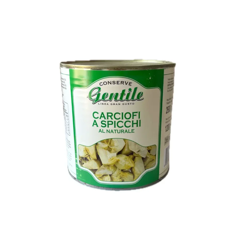 Carciofi-naturale GENTILE 2,6 Kg./Articsóka - natúr